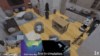 Visibility-aware mobile grasping in simulation and the real world